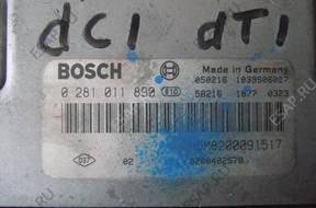БЛОК УПРАВЛЕНИЯ   2,5 DCI,  BOSCH  0 281 O11 890