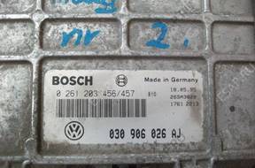 БЛОК УПРАВЛЕНИЯ 2 Volkswagen 0261203456/457  030906026AJ