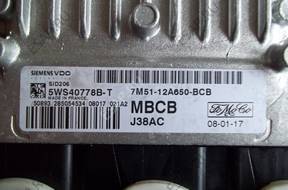 БЛОК УПРАВЛЕНИЯ 2008 год FORD FOCUS MK2 1.8 TDCI 7M5112A650BCB