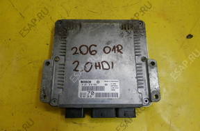 БЛОК УПРАВЛЕНИЯ 206 2.0 HDI 2000 год   0281010594