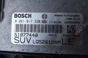 БЛОК УПРАВЛЕНИЯ  2.0JTD 4X4 2011 год. 51877440 028101732