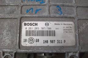 БЛОК УПРАВЛЕНИЯ 3 Volkswagen 0261203707/708  1H0907311P