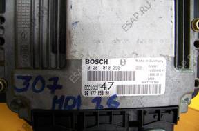 БЛОК УПРАВЛЕНИЯ 307 hdi edc 16 c3 0281010390 9647785880