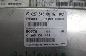 БЛОК УПРАВЛЕНИЯ 4 Mercedes 0265109449, 0275456032 БЛОК УПРАВЛЕНИЯ 4 Mercedes 0265109449, 0275456032