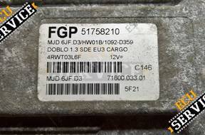 БЛОК УПРАВЛЕНИЯ 51758210 - VIRGIN, PLUG&PLAY, PIN