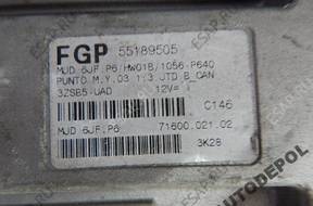 БЛОК УПРАВЛЕНИЯ   55189505 FIAT PUNTO II MULTIJET