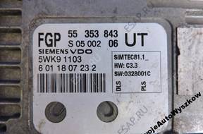 БЛОК УПРАВЛЕНИЯ   55353843 UT VECTRA C 2.2 Z22YH