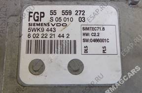 БЛОК УПРАВЛЕНИЯ 55559272   ASTRA III H 1.8 Z18XE