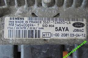БЛОК УПРАВЛЕНИЯ   5AYA FORD FIESTA 3S61-12A650-LA