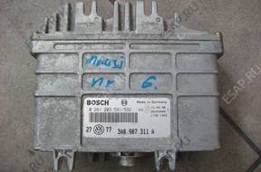 БЛОК УПРАВЛЕНИЯ 6 Volkswagen 0261203591/592  3A907311A