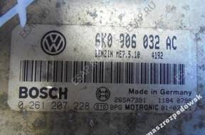 БЛОК УПРАВЛЕНИЯ 6K0906032AC 0261207228 SEAT VW SKODA