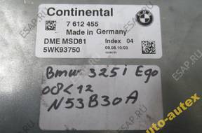 БЛОК УПРАВЛЕНИЯ 7612455 DMEMSD81 5WK93750  BMW 3 E90 2.5