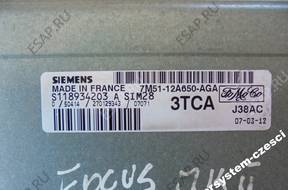 БЛОК УПРАВЛЕНИЯ 7M5112A650AGA S118934203A FOCUS MK2 1.6 B