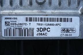 БЛОК УПРАВЛЕНИЯ   7M5112A650APB 5WS0607CT FORD
