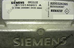 БЛОК УПРАВЛЕНИЯ 8200326395 ems3132 s110140201a БЕЗ КОДА