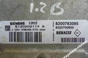 БЛОК УПРАВЛЕНИЯ 8200783095 S120202114A RENAULT MODUS 1.2