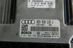 БЛОК УПРАВЛЕНИЯ   8E0910115J AUDI A4 B7 2.0 TFSI