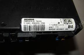 БЛОК УПРАВЛЕНИЯ 9638160680 SIEMENS PEUGEOT 206 2.0 16V