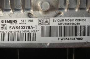 БЛОК УПРАВЛЕНИЯ 9648237680 КОМПЛЕКТ  PEUGEOT 607LIFT 2.7HDI