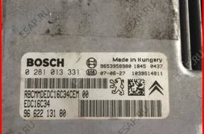 БЛОК УПРАВЛЕНИЯ 9662213180 PEUGEOT 207 1,6 HDI LUBO