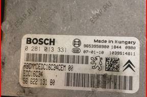 БЛОК УПРАВЛЕНИЯ 9662213180 PEUGEOT 307 1,6 HDI 110  LUBO