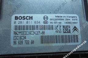 БЛОК УПРАВЛЕНИЯ 9662872280 0281011634 PEUGEOT CITROEN HDI