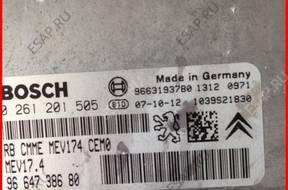 БЛОК УПРАВЛЕНИЯ 9664738680 1,6 VTI PEUGEOT 207 LUBO