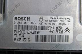 БЛОК УПРАВЛЕНИЯ   9664843780 PEUGEOT 207 1,6 HDI