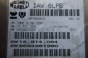 БЛОК УПРАВЛЕНИЯ 966498180 КОМПЛЕКТ C4 PICASSO 1.8 16v