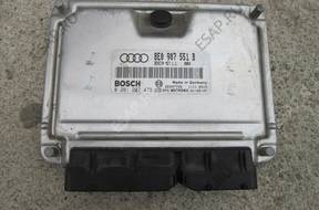 БЛОК УПРАВЛЕНИЯ A4 B6   ДВИГАТЕЛЕМ 3.0 V6 8E0907551B
