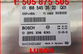 БЛОК УПРАВЛЕНИЯ ABS 1685453532 MERCEDES A170 W168 LUBO