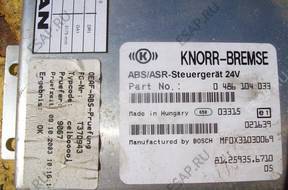 БЛОК УПРАВЛЕНИЯ ABS/ASR KNORR-BREMSE 0486104033 MAN F2000