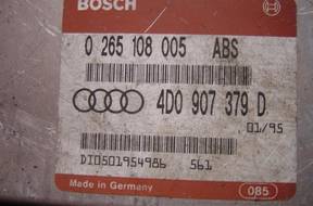 БЛОК УПРАВЛЕНИЯ ABS AUDI 0265108005 4D0907379D