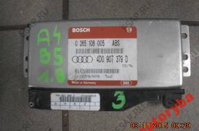 БЛОК УПРАВЛЕНИЯ ABS AUDI A4 B5 1.8 4D0907379D 0265108005