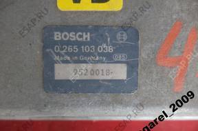 БЛОК УПРАВЛЕНИЯ   ABS CALIBRA VD BOSCH 0265103038