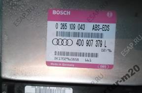 БЛОК УПРАВЛЕНИЯ ABS EDS 4D0907379L AUDI A8 D2 98 год,