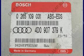 БЛОК УПРАВЛЕНИЯ ABS-EDS AUDI A4 B5 0265109031 4D0907379K