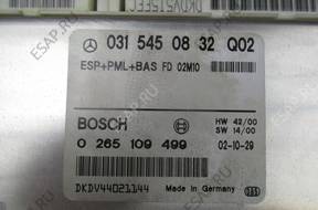 БЛОК УПРАВЛЕНИЯ   ABS ESP MERCEDES W210 E 3,2 CDI