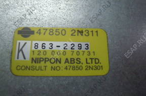 БЛОК УПРАВЛЕНИЯ ABS NISSAN ALMERA 95-01 47850 2N311