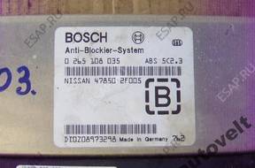 БЛОК УПРАВЛЕНИЯ ABS PRIMERA P11 BOSCH 0265108035/478502F