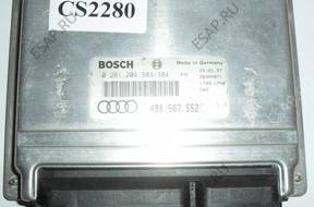 БЛОК УПРАВЛЕНИЯ AHC AUDI   ДВИГАТЕЛЕМ 4B0907552C