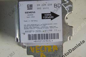 БЛОК УПРАВЛЕНИЯ   AIR BAG VECTRA B 09229039BD