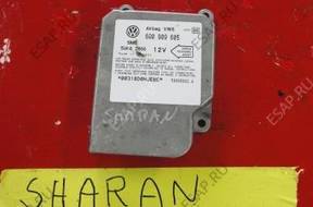 БЛОК УПРАВЛЕНИЯ AIRBAG 6Q0909605 VW SHARAN 2.0B 00-2005 год