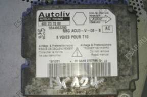 БЛОК УПРАВЛЕНИЯ AIRBAG PEUGEOT 206 1.4 2001 год, K124