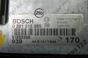 БЛОК УПРАВЛЕНИЯ ALFA 159 2.0 JTDM 0281015589 51855986