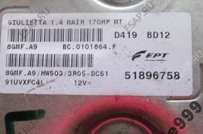 БЛОК УПРАВЛЕНИЯ ALFA GIULIETTA 1.4 170HP 51896758 8GMF.A9
