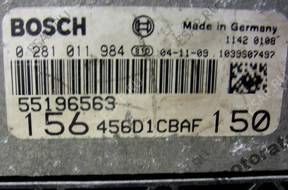 БЛОК УПРАВЛЕНИЯ ALFA ROMEO 0281011984 55196563 BOSCH