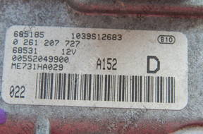 БЛОК УПРАВЛЕНИЯ ALFA ROMEO 147 1.6 16V ECU 0261207727