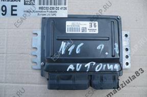 БЛОК УПРАВЛЕНИЯ ALMERA N16    ДВИГАТЕЛЕМ 32-230