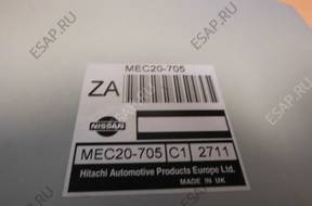 БЛОК УПРАВЛЕНИЯ ALMERA TINO 1.8 16V    MEC20-705